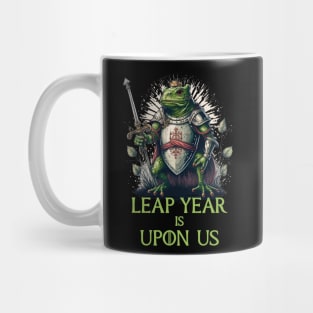 Lear Year Is Upon Us, Frog Warrior Mug